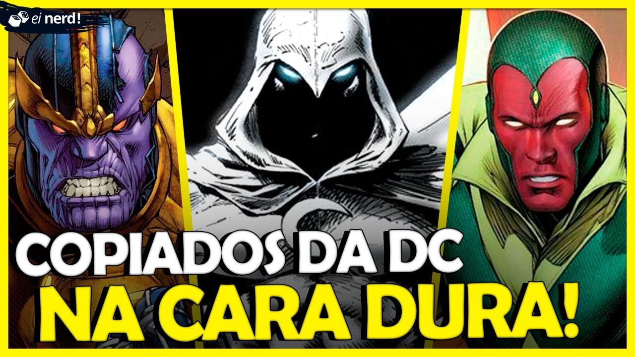 OS HERÓIS QUE A MARVEL COPIOU DA DC! (NA CARA DURA)