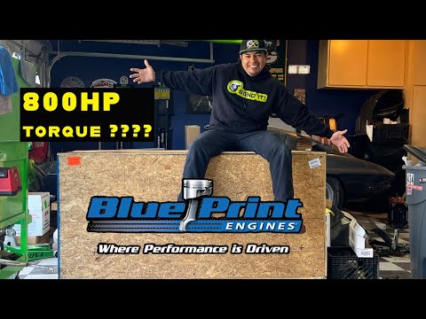 UNBOXING A SUPER CHARGED 800HP LS ENGINE FROM BLUEPRINT ENGINES!