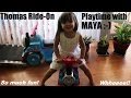 Thomas Friends Thomas Ride On Thomas Power Ride On W Maya
