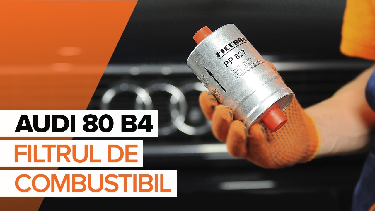 Cum să schimbați: filtru combustibil la Audi 80 B4 | Ghid de înlocuire