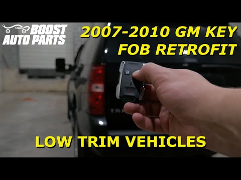 2015+ Style Chrome Key Fob Programming Guide for (2007-2010) GM Trucks - Without Driver Info Buttons