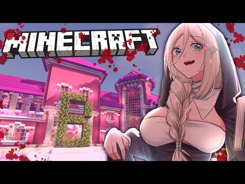 【MINECRAFT】 THE DREAM HOUSE GETS MORE UPGRADES (a demonic chapel) 【NIJISANJI EN | Aia Amare 】