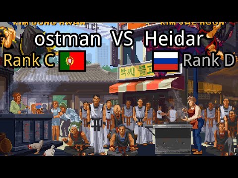 Garou - Mark of the Wolves: ostman (PT, Rank C)  vs Heidar (RU, Rank D)
