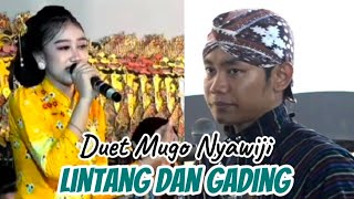 Download lagu Duet Mesra Mugo Nyawiji‼️Lintang Kairo & Gading Pawukir 🤣🤣 mp3