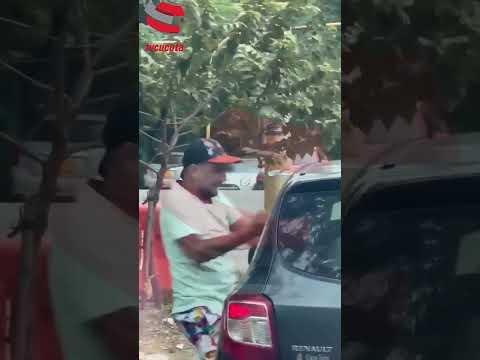 En #cámara quedó "Pelicano" el @trac@d0r de los semáforos en Girardot.