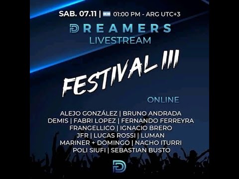 Luman at Dreamers Livestream Festival III / Sab 07-11-2020