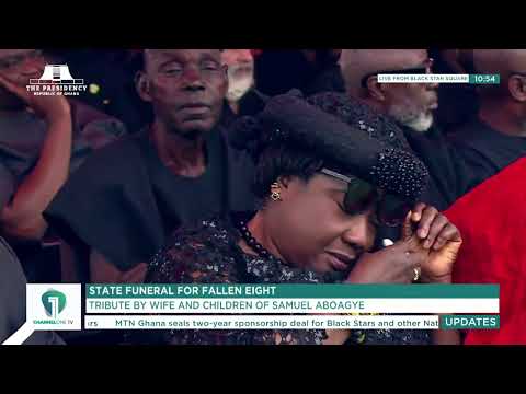 ‘You Were My Calm, My Peace’ — Wife of Samuel Aboagye Delivers Emotional Tribute