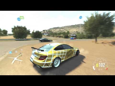 (FH2) 2012 Mercedes Benz C63 AMG Black Series (Car Weave 360)