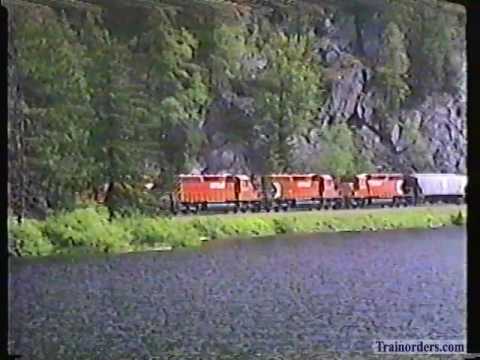 Classic Railroad Series 07 - CP in Eastern British Columbia June 1988.