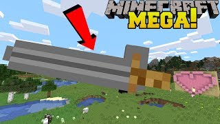 Minecraft: MEGA WEAPONS!!! (LARGEST SWORD IN MINECRAFT!)