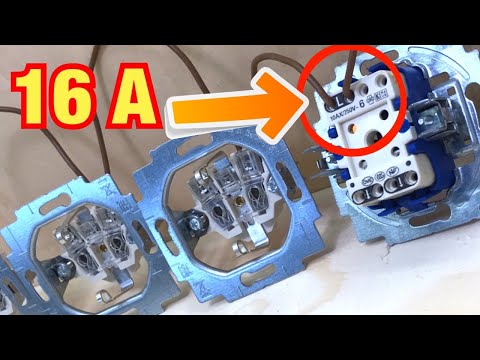 Forbidden? Bridging the phase from the light switch to the socket at 16A! Proofwood