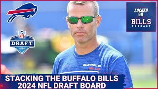 Stacking Buffalo Bills 2024 NFL Draft Board & identifying talent cliffs to dictate decision making