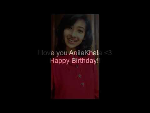 Happy Birthday Anila