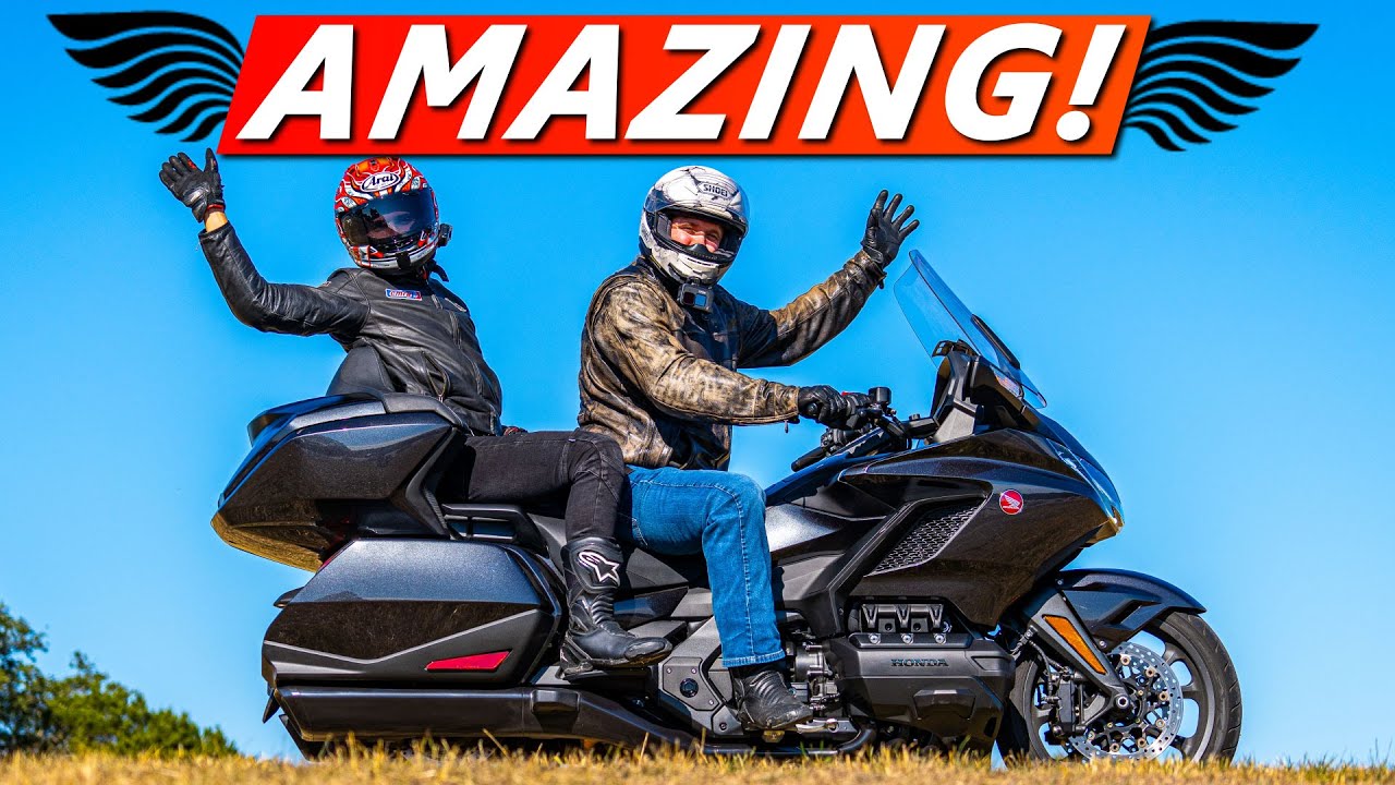 WE FINALLY RIDE A HONDA GOLDWING! And it's...