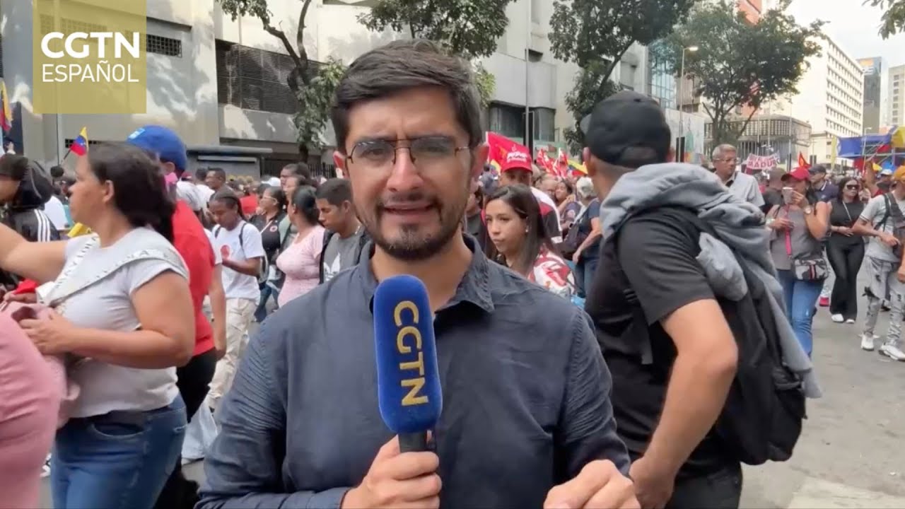 Protestas en Caracas tras los ataques de EE. UU.