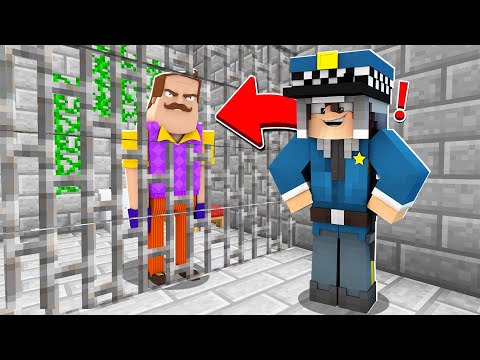 KORKUNÇ KOMŞUYU HAPSE ATTIK! 😱 - Minecraft
