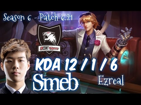 ROX Smeb EZREAL vs CAITLYN ADC - Patch 6.21 KR Ranked