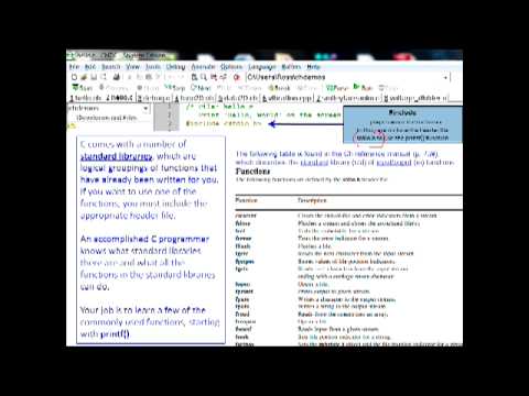 Week1 Lecture2 C Basics