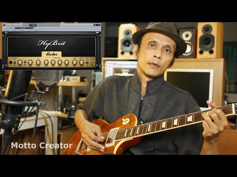 Great Free VST Plugin Poulin HyBrit  Amp Sound Demo (No Talking) | Motto Creator