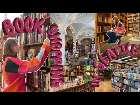 indo a todas as livrarias de Seattle ☕️ DIÁRIOS DE VIAGEM SOLO