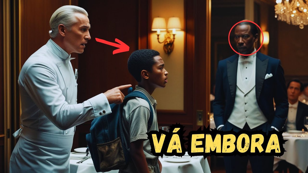 Garçom humilha menino negro sem saber que o pai é dono do Restaurante