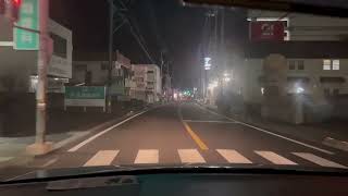 宇和島の夜の街並み