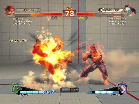 SSF4AE - Online #11 - IceTea01 (Evil Ryu) vs. AltimaMantoid (Vega/Claw)