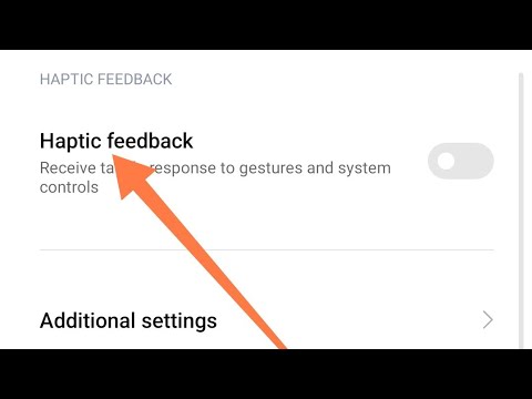 How to on off Haptic feedback in Xiaomi 12 Pro 5g Mobile setting