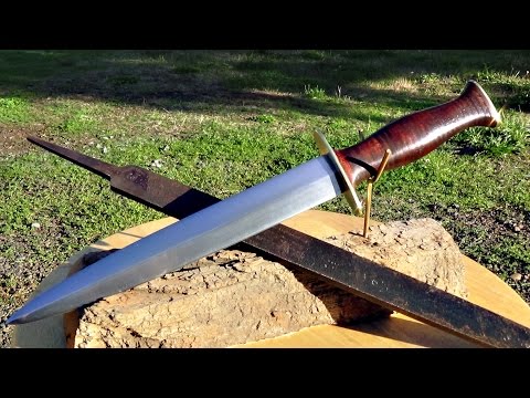 How To Make a Fighting Dagger Out of an Old Steel File