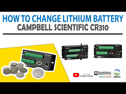 How To Change Lithium Battery Campbell Scientific CR310