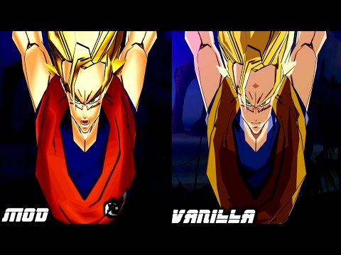 Dragon Ball Z Budokai 3 Son Goku Comparison : Vanilla VS MOD 【FULL HD】