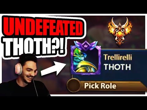 FINALLY A MASTERS BORDER THOTH!!! - GM Ranked Joust - Smite