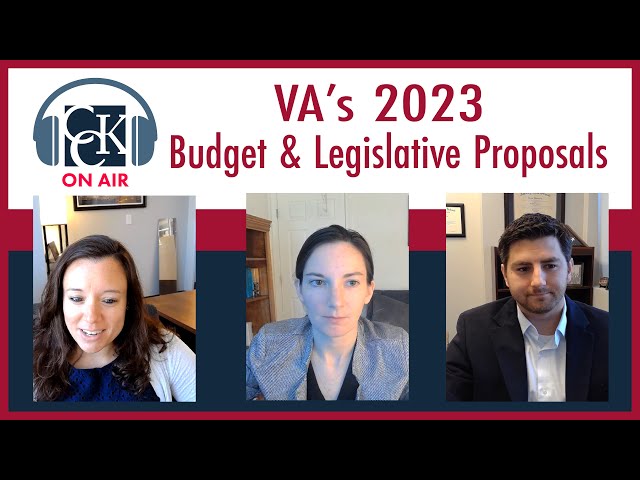 VA's 2023 Budget and Legislative Proposals: Veterans Affairs