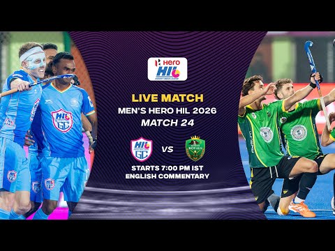 ENGLISH COMMENTARY || Men's Hero Hockey India League 2026 || Match 24 || HIL GC VS ROYALS