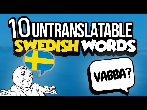 10 Untranslatable Swedish Words