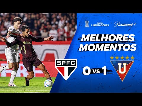 Gols e lances de São Paulo x LDU