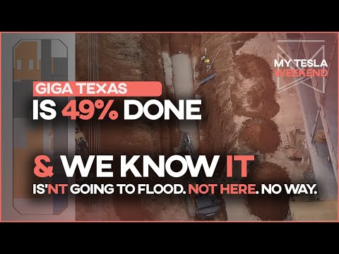 Giga Texas is 49% done and it's on the cusp of halfway finished