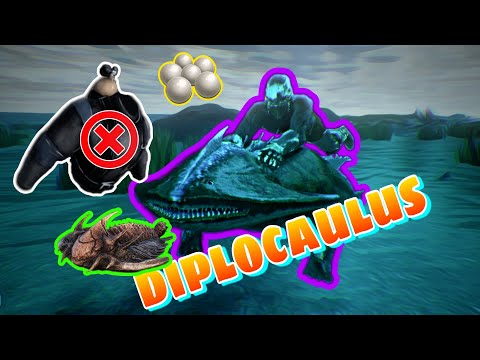 diplocaulus primeras incursiones acuáticas y farmero de PERLAS ark mobile
