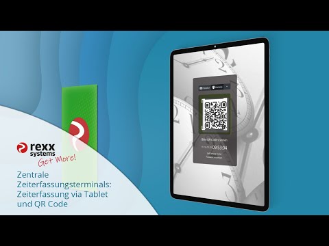 Zentrale Zeiterfassungsterminals: Zeiterfassung via Tablet und QR Code