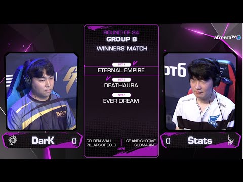 [2020 GSL S2] Ro.24 Group B Match3 Dark vs Stats