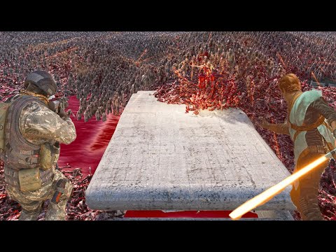 4 million zombies attacked military base area !! Ultimate Epic Battle Simulator 2 | UEBS 2