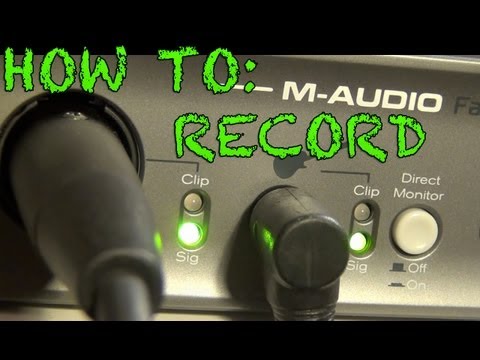 How To Record Bass with a Great Tone