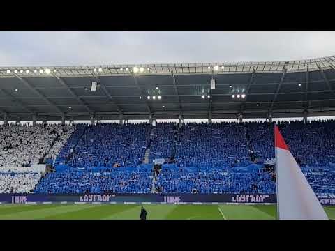 KSC HERTHA BSC BERLIN 2024 CHOREO NUR NACH HAUSE DANKE FREUNDE #bundesliga #fussball