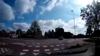 From Belgium to the Netherlands - Lommel, Bergeijk, Valkenswaard - Dashcam Travel Video