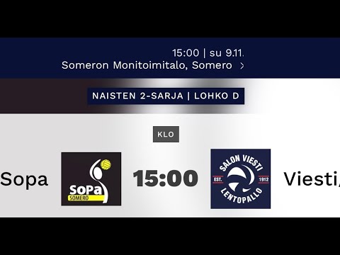 SoPa N2 - Salon Viesti N2 // SU  9.11.2025 klo 15:00  // Someron Monitoimitalo, Somero