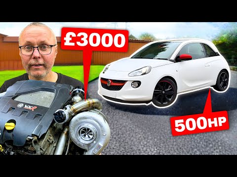 We Build a £3000 Turbo Kit for the 500HP V6 Vauxhall Adam!