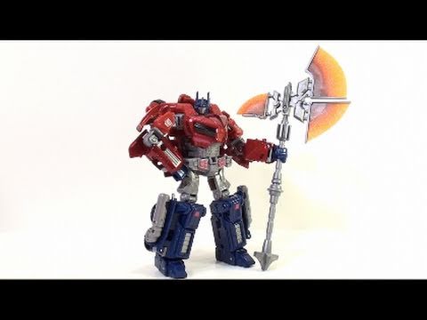 Video Review of the Transformers: United War for Cybertron Optimus Prime and Corbot V War Axe