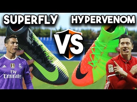 Hypervenom 3 vs CR7 Superfly Boot Battle - Ronaldo v Lewandowski Soccer Cleats