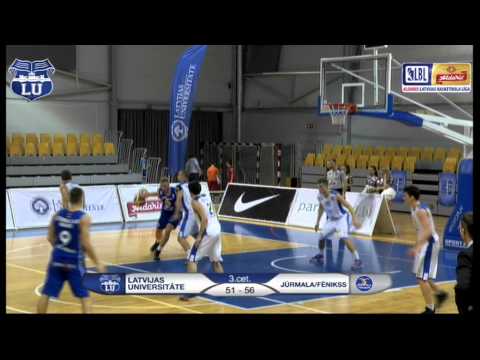 Basketbola spēle vīriešiem (Aldaris LBL): LU - Jūrmala/Fēnikss