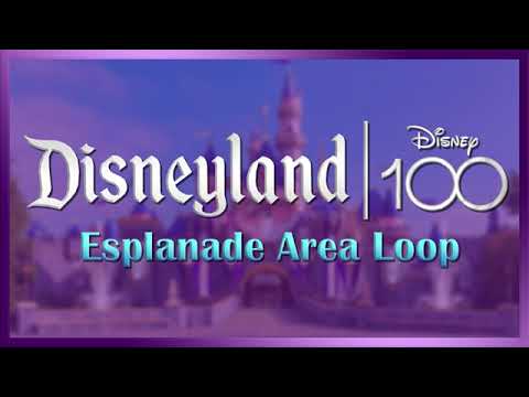 Disney100 Celebration Esplanade Area Loop | Disneyland 2023